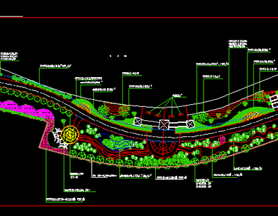 滨水公园绿化设计施工图免费下载 - 园林绿化及施工