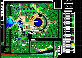 某广场平面规划设计图纸免费下载 - 园林绿化及施工 - 土木工程网